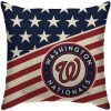 Washington Nationals Team American Square Pillow Case