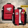 Calgary Stampeders Custom Name New Style Puffer Jacket