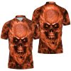 Clemson Tigers Fans Skull Polo Shirt