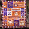 Clemson Tigers Fleece Blanket V1