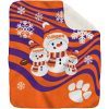Clemson Tigers Fleece Blanket V4