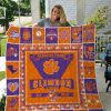 Clemson Tigers Quilt Blanket V19