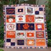 Clemson Tigers Quilt Blanket V8
