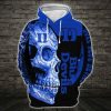Duke Blue Devils Skull Black Pullover Hoodie