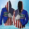Florida Gators American Flag Zip Up Hoodie V2
