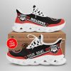 Georgia Bulldogs Custom Name Black Max Soul Shoes