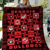Georgia Bulldogs Fleece Blanket V6