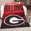 Georgia Bulldogs Fleece Blanket V7