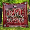 Georgia Bulldogs Quilt Blanket V5