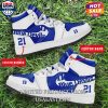 Duke Blue Devils Custom Name Number Blue White Air Jordan 1 High Sneakers