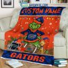Florida Gators Grinch Christmas Fleece Blanket