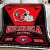 Georgia Bulldogs EST 1892 Black Fleece Blanket