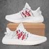 Houston Cougars White Yeezy Boost Sneakers