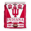 Indiana Hoosiers Crimson White Est 1820 Bedding Set