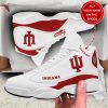 Indiana Hoosiers Custom Name White Crimson Air Jordan 13 Shoes