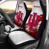 Indiana Hoosiers White Crimson Car Seat Covers