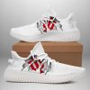 Indiana Hoosiers White Scratch Yeezy Boost Sneakers