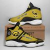 Iowa Hawkeyes Black Gold Mascot Air Jordan 13 Shoes