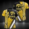 Iowa Hawkeyes Gold Black Polo Shirt