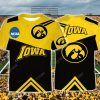 Iowa Hawkeyes Gold Black T-Shirt V2