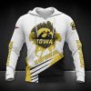 Iowa Hawkeyes White Gold Pullover Hoodie