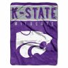 Kansas State Wildcats Purple Silver Fleece Blanket