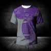 Kansas State Wildcats Purple Silver T-Shirt V3