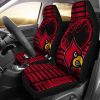 Louisville Cardinals Red Black Car Seat Covers