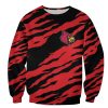 Louisville Cardinals Red Black Sweatshirt V12