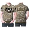 LSU Tigers Camo Polo Shirt