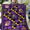 LSU Tigers Purple Fleece Blanket