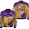 LSU Tigers Purple Gold Bomber Jacket