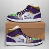 LSU Tigers Rick And Morty Air Jordan 1 High Sneakers