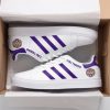 LSU Tigers White Purple Stan Smith Shoes
