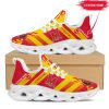 Maryland Terrapins Custom Name Red Yellow Max Soul Shoes