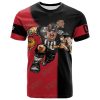 Maryland Terrapins Custom Number Red Black T-Shirt