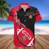 Maryland Terrapins Red Ball Black Hawaiian Shirt