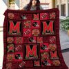 Maryland Terrapins Red Black Quilt Blanket V4