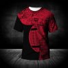 Maryland Terrapins Red Black T-Shirt V15