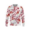 Maryland Terrapins Red Flowers White Sweatshirt