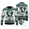 Michigan State Spartans Custom Name Logo Sweater