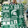 Michigan State Spartans Fleece Blanket V6