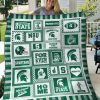Michigan State Spartans Fleece Blanket V7