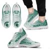 Michigan State Spartans Green Running Shoes