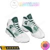 Michigan State Spartans Green White Air Jordan 13 Shoes