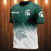 Michigan State Spartans Green White Logo T-Shirt