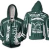 Michigan State Spartans Green Zip Up Hoodie
