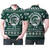 Michigan State Spartans To All And To All A Go Green Polo Shirt