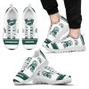 Michigan State Spartans White Running Shoes