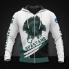 Michigan State Spartans White Zip Up Hoodie